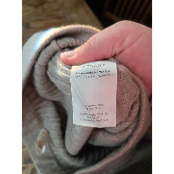 Sezane Lazare Trousers in sandstone sz XS - Picture 4 of 5